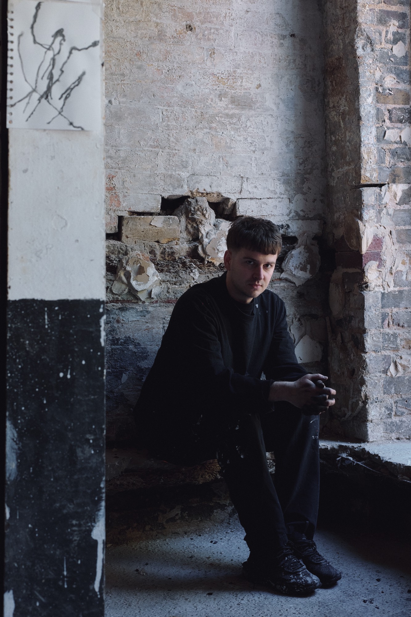 René Lazový in their studio, London, 2026